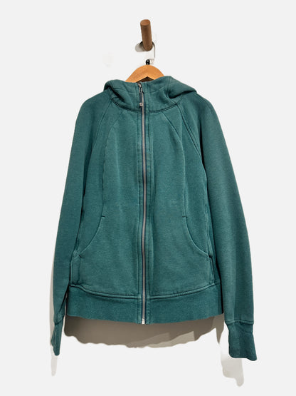 Lululemon Scuba Hoodie in Heathered Desert Teal - 8