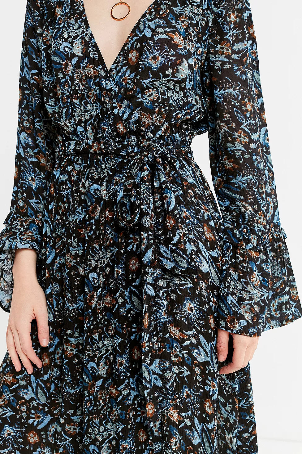 Urban Outfitters NWT Emma Grace Floral Maxi Dress - Small