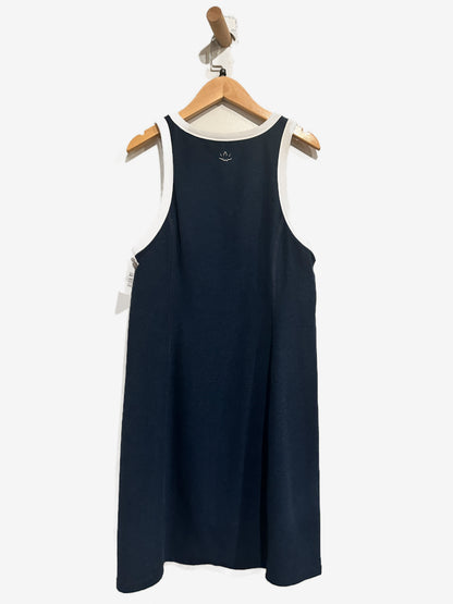 Beyond Yoga Spacedye Outlines Dress in Nocturnal Navy/Cloud White - Medium