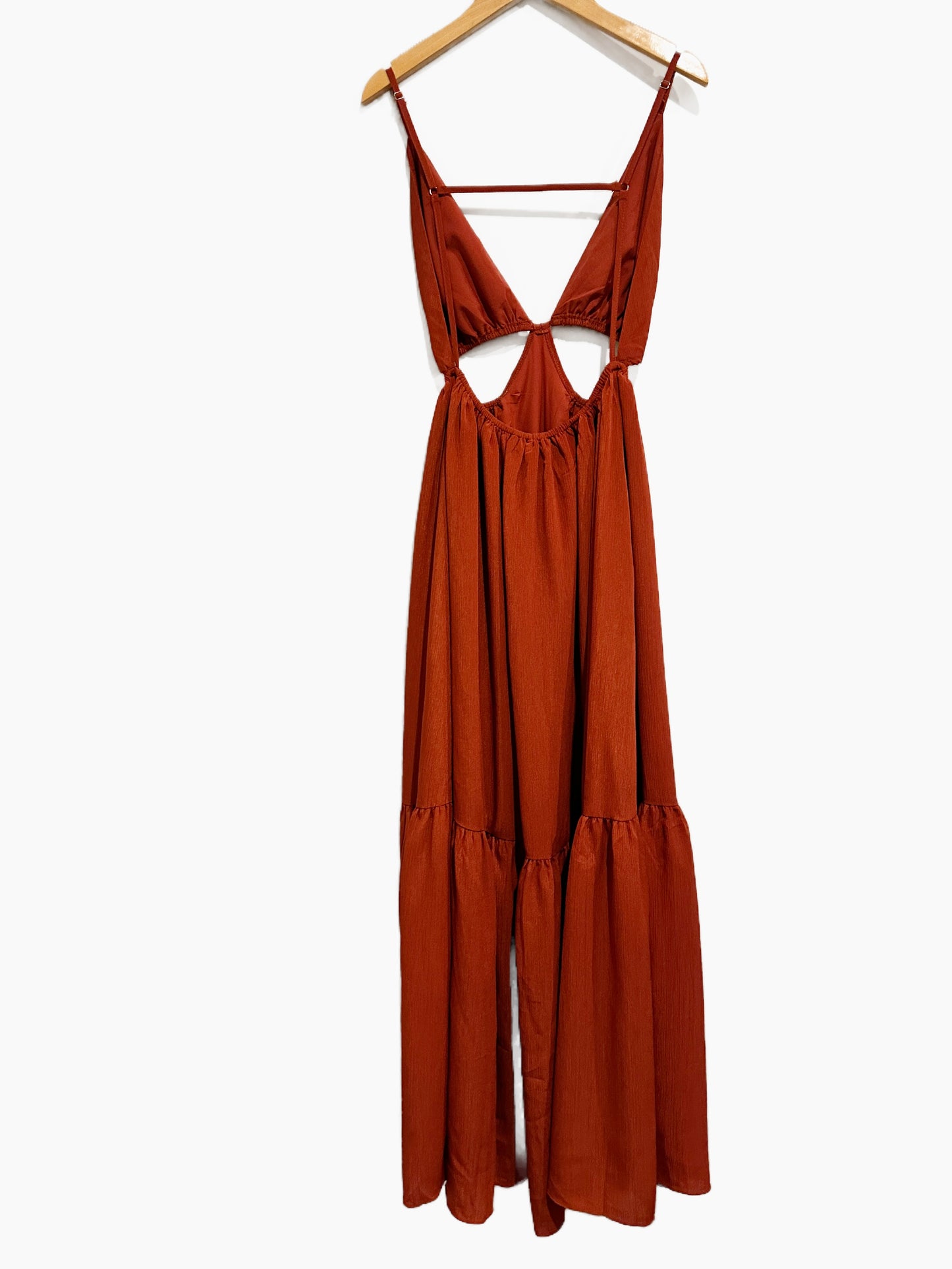 NWT Vici x Jill Rust Cut Out Maxi Dress - XS
