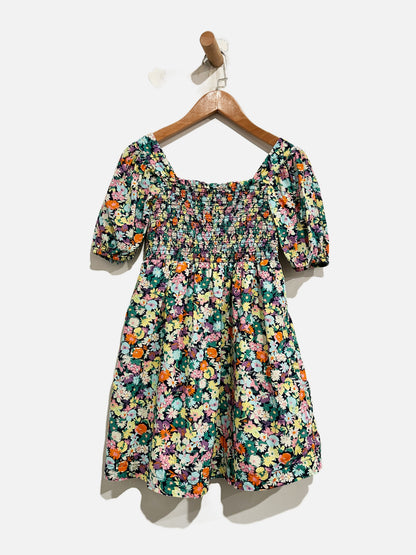 Gap Kids Green Floral Smocked Dress - Small