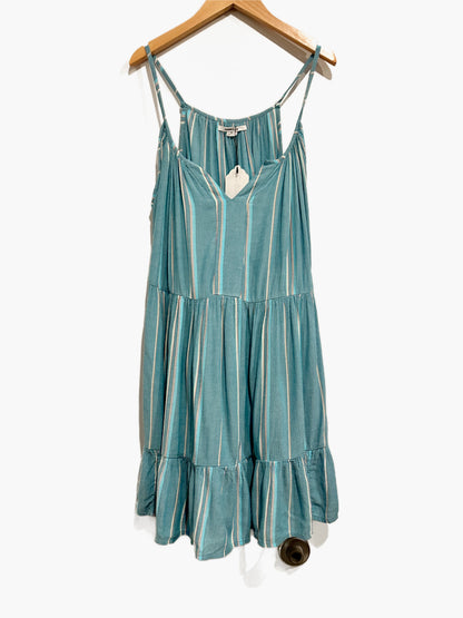 O’Neill Cheri Stripe Tiered Cover-Up Dress in Blue Moon - Medium