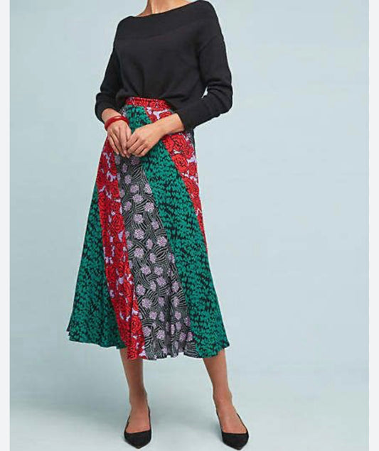 Maeve by Anthropologie Floral Print Skirt - 6