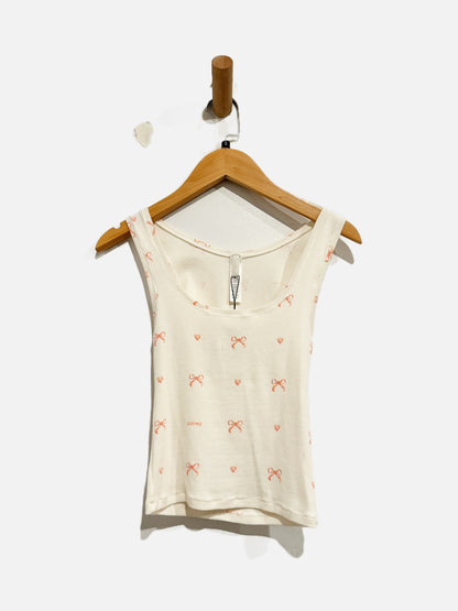 Skims White Bow Tank - Small