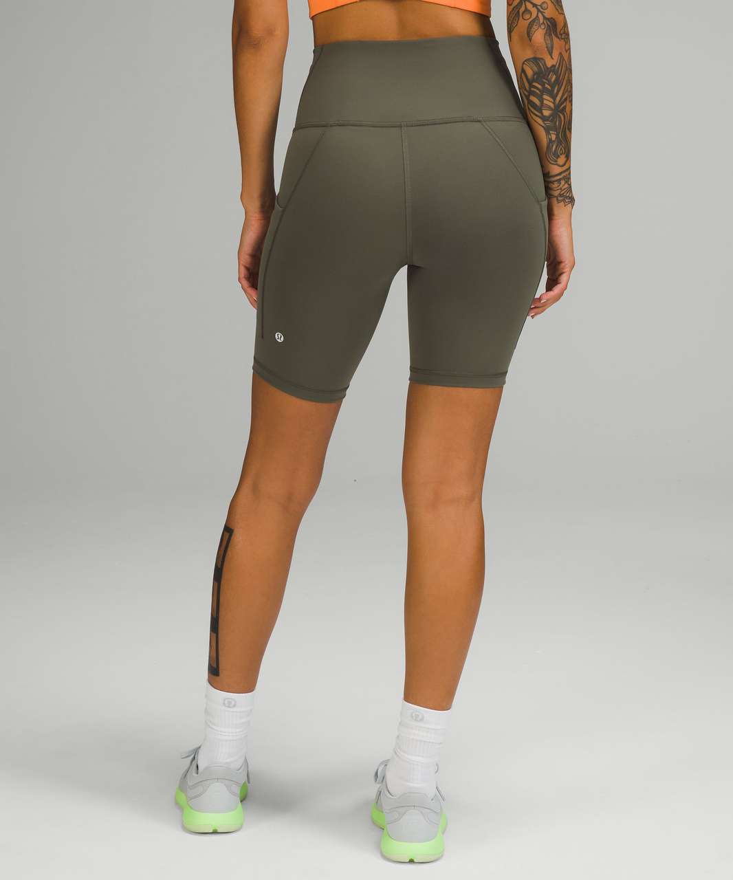 Lululemon Wunder Train High-Rise Short with Pockets 8" in Carob Brown - 6
