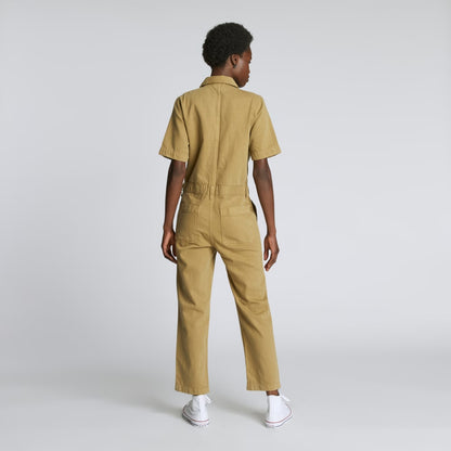 Everlane The Supersoft Jean Coverall in Spring Fennel - 4