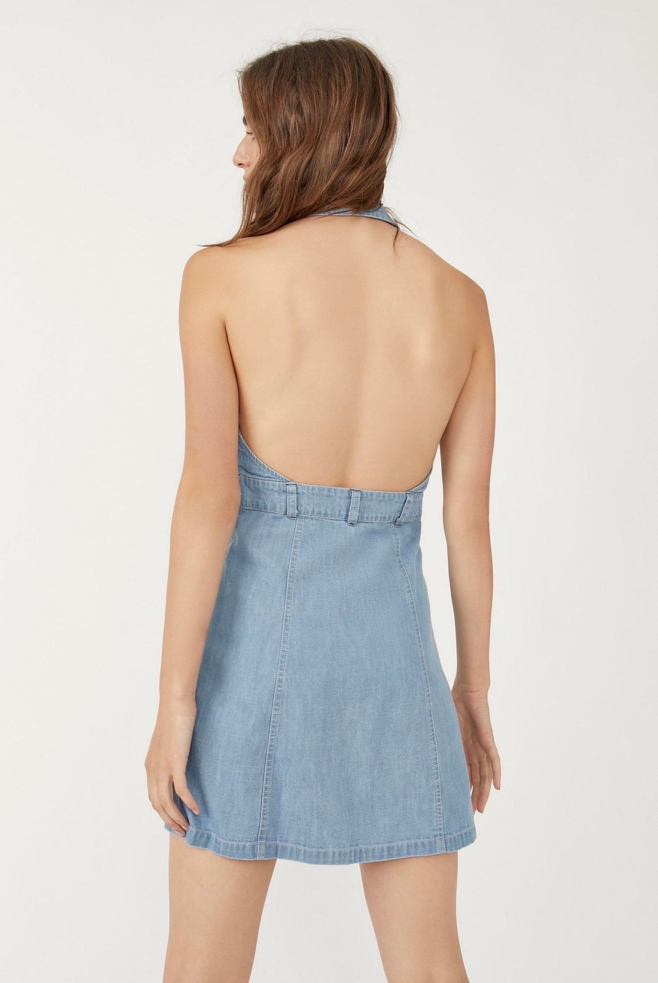 Free People Sami Halter Mini Dress - Large