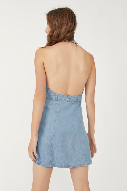 Free People Sami Halter Mini Dress - Large