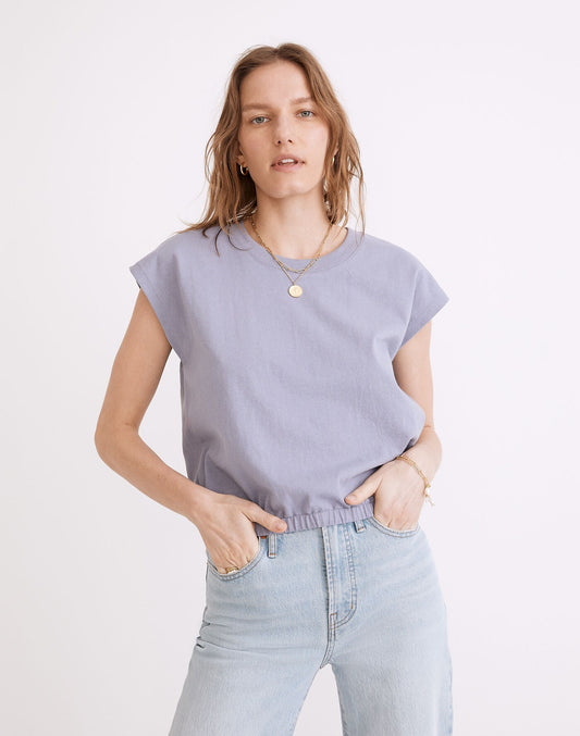 Madewell Purple Banded Top - Small