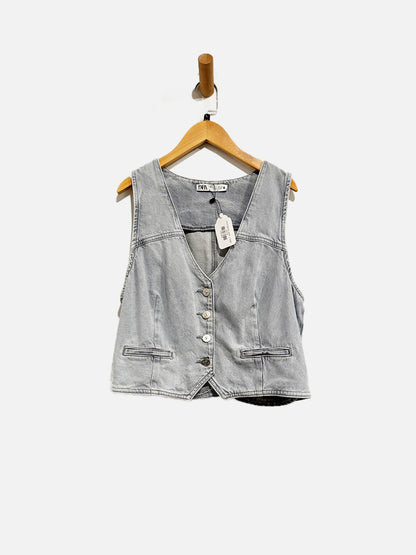 Zara Denim Vest - Large