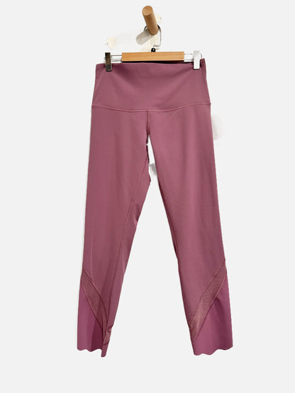 Lululemon Wunder Under Scalloped Hem High-Rise Crop 23" in Vintage Plum- 4