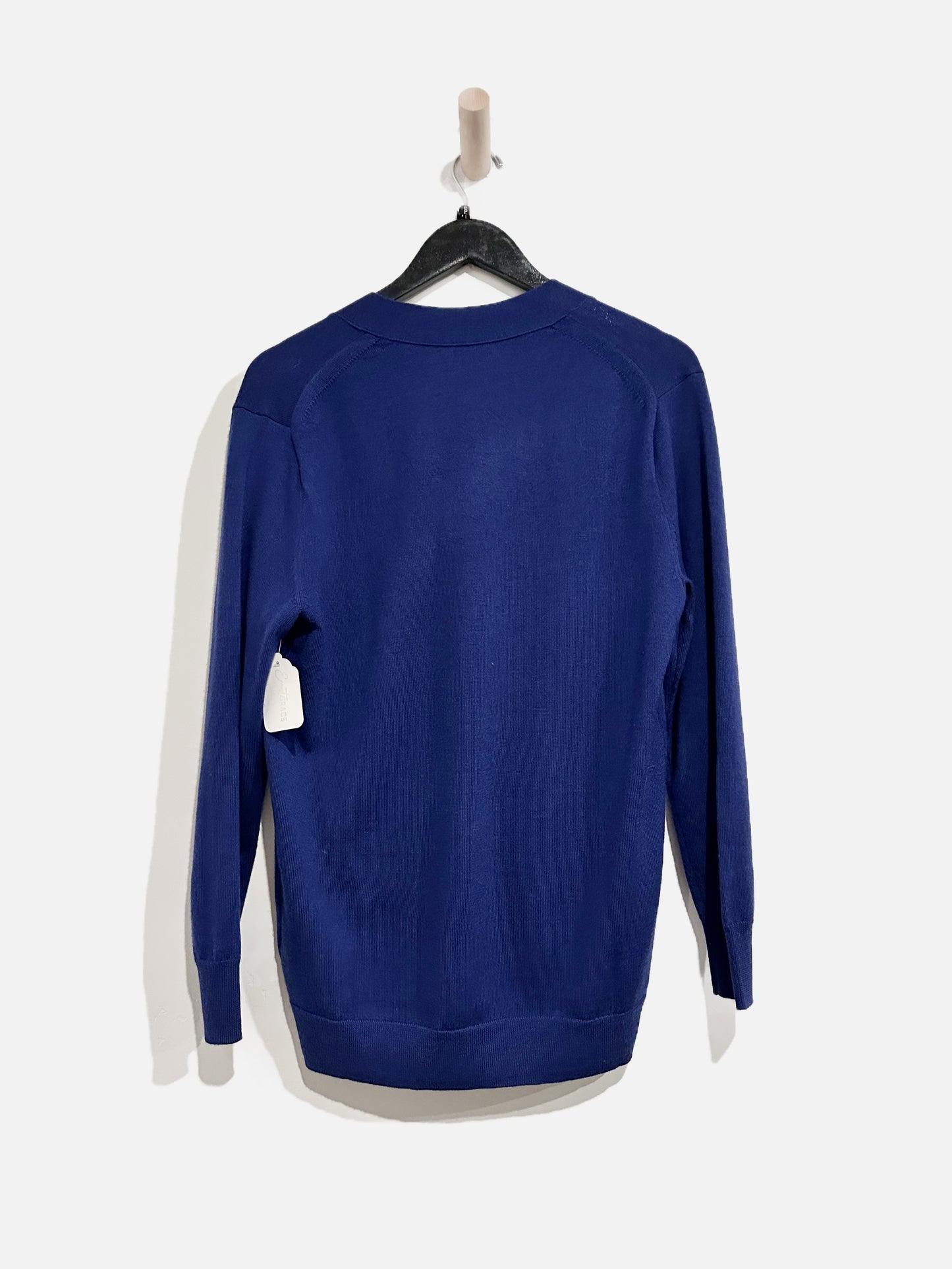 Madewell Blue Merino Wool Boyfriend Cardigan - Small