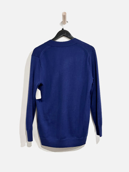 Madewell Blue Merino Wool Boyfriend Cardigan - Small