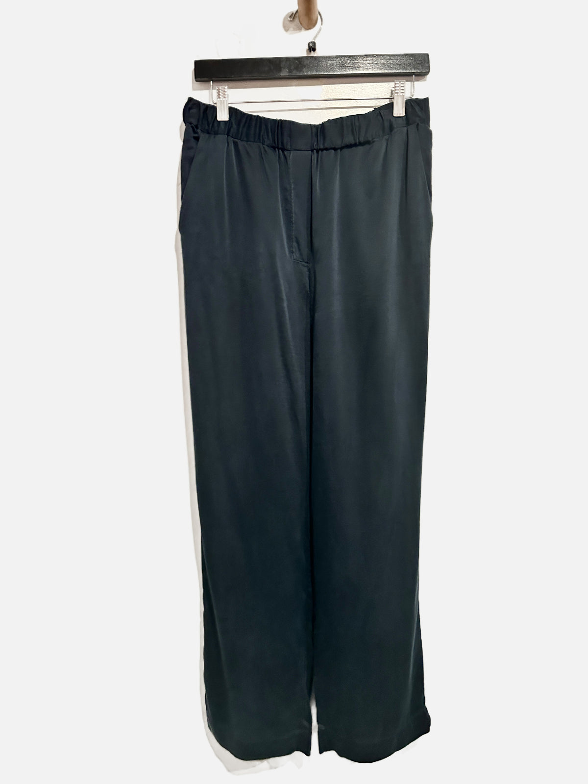 Cos Black Silk Pants - Small