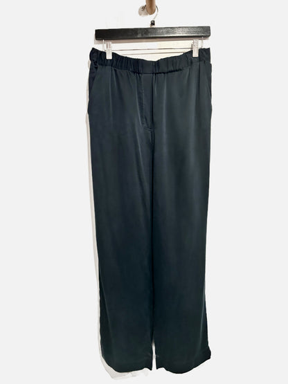 Cos Black Silk Pants - Small