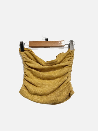 Free People Boulevard Tube Top in Palm Leaf - Small