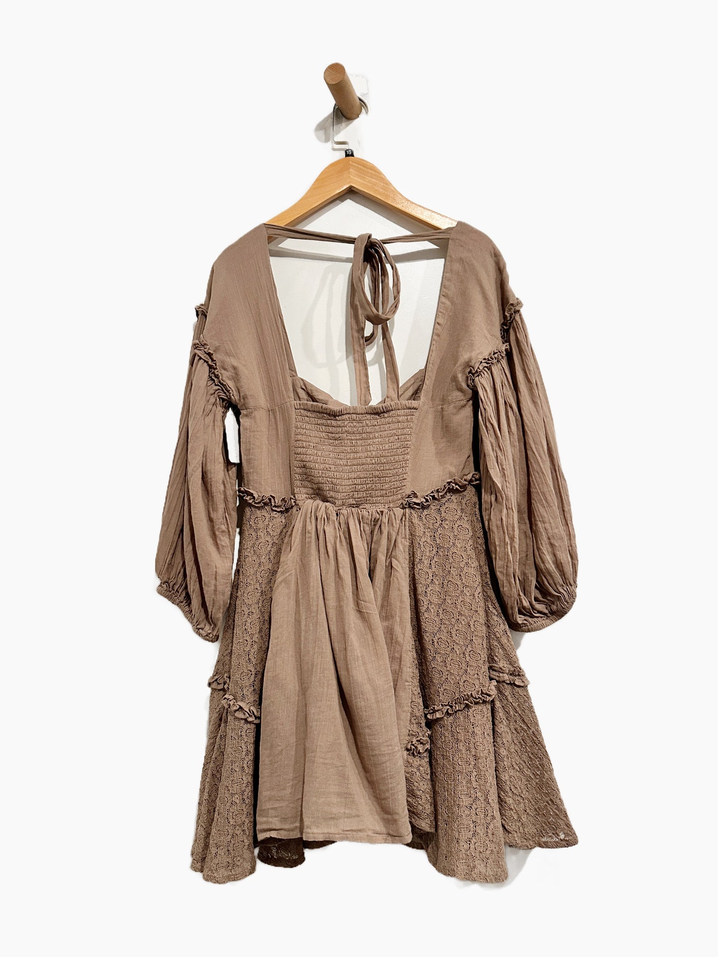 Free People Free-est Juniper Mini Dress in Dusted Cocoa - XS