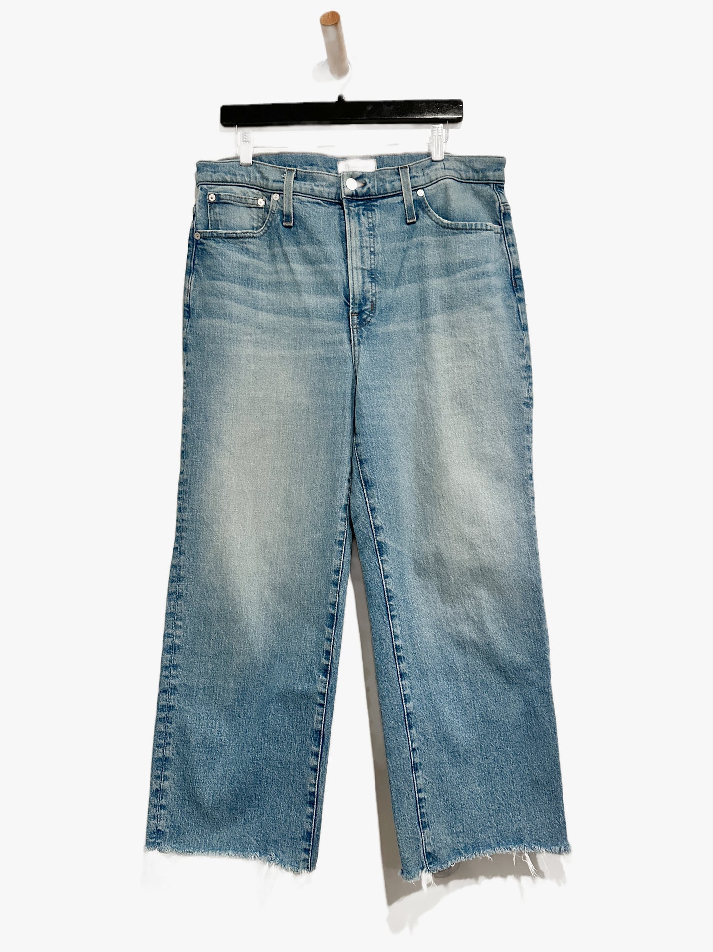 Madewell The Perfect Vintage Wide-Leg Crop Jean in Catlin Wash - 32