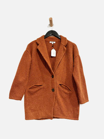 Madewell Orange Knit Blazer - XXS
