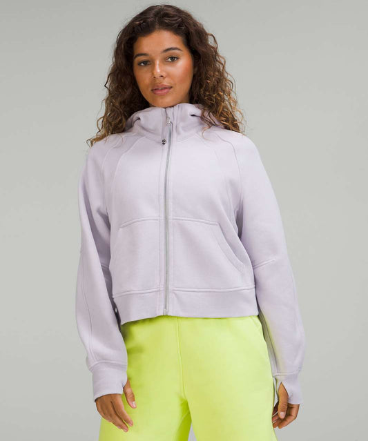 Lululemon Scuba Oversized Full Zip in Faint Lavender - XS/S