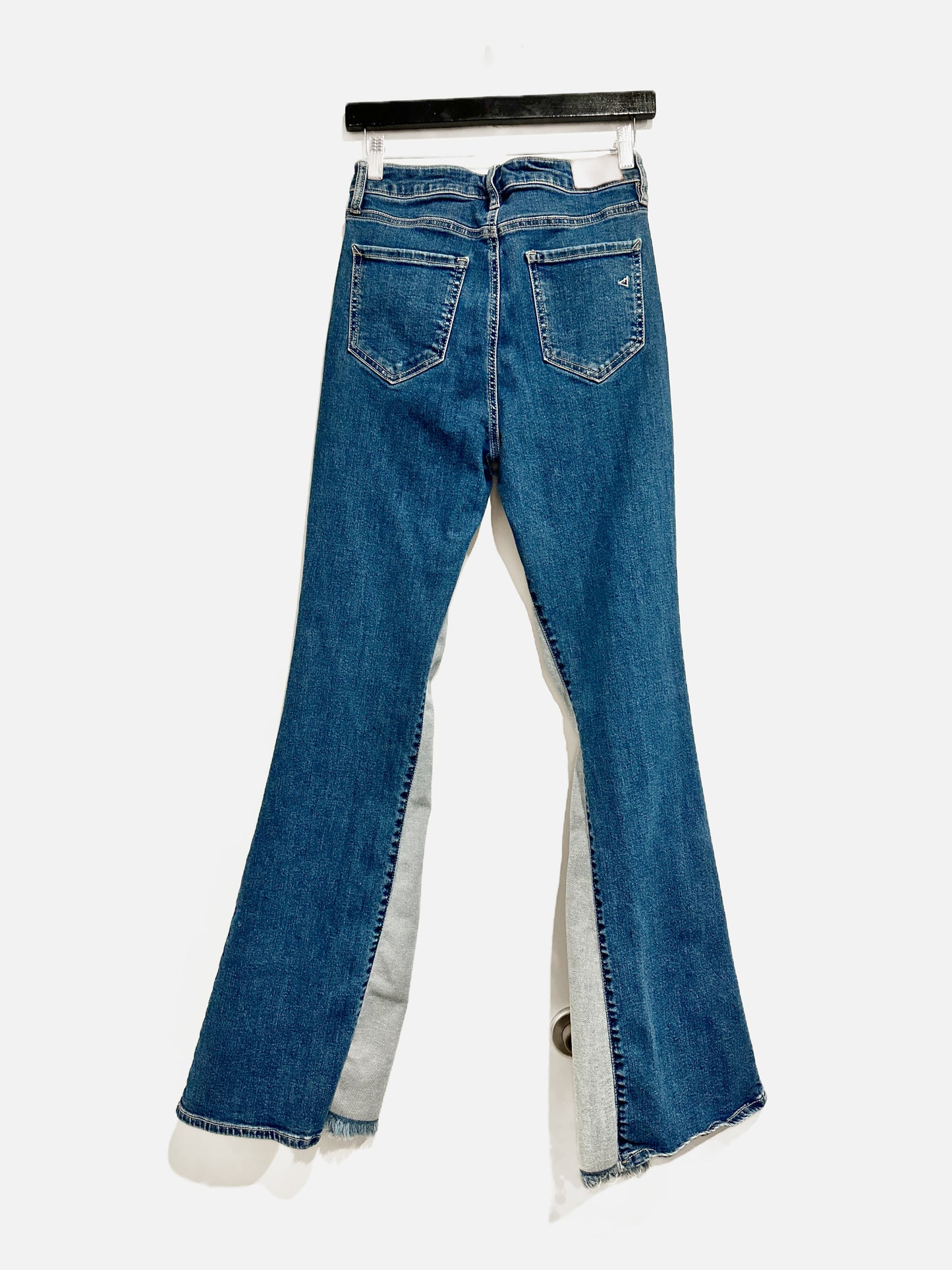 Hidden Two Tone Flare Jeans - 28