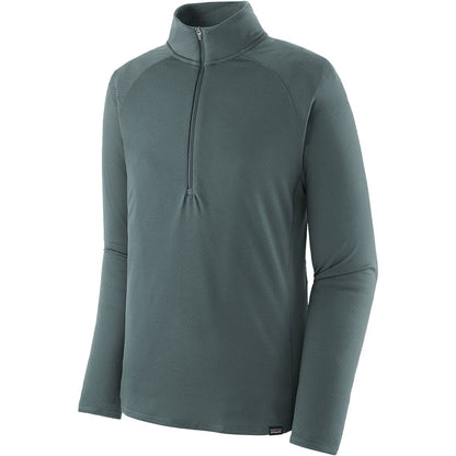 Patagonia Men’s Green Capilene Midweight Zip Neck Top - Medium