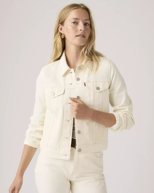 Levi's Original Trucker Jacket in White - Small