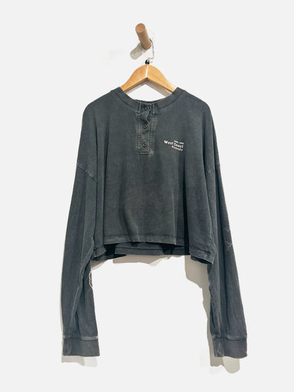 Urban Outfitters Gray West Coast Graphic Tee - Medium