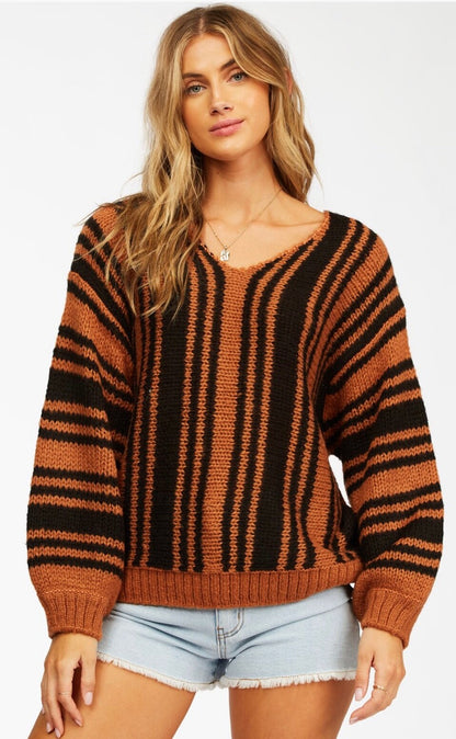 Billabong Laid Back Sweater in Coconut - Large