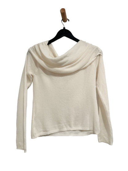 Abercrombie & Fitch Cream Foldover OTS Sweater - Medium