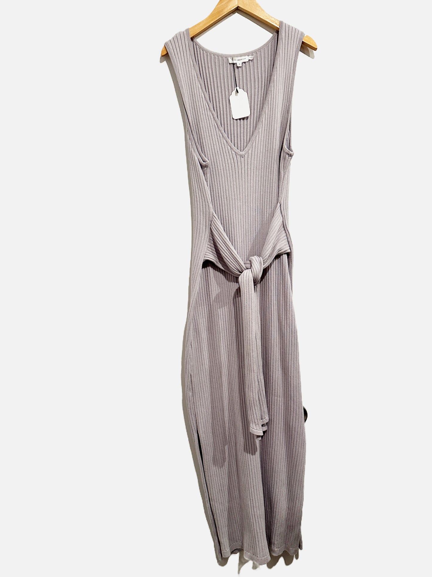 Good American Purple Rib Maxi Dress - 5