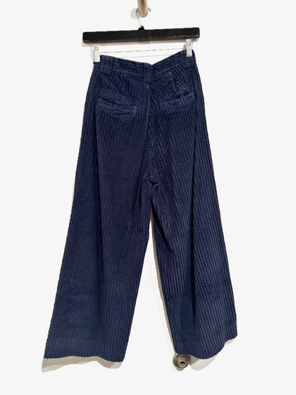 UO BDG Blue Wide Corduroy Pants - 0