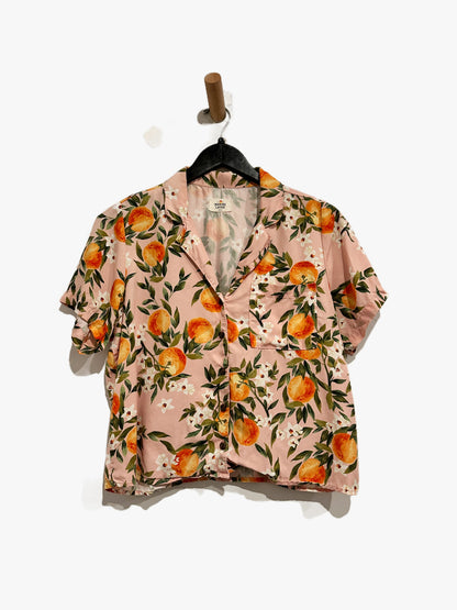 Marine Layer Pink Peach Button Down - Small