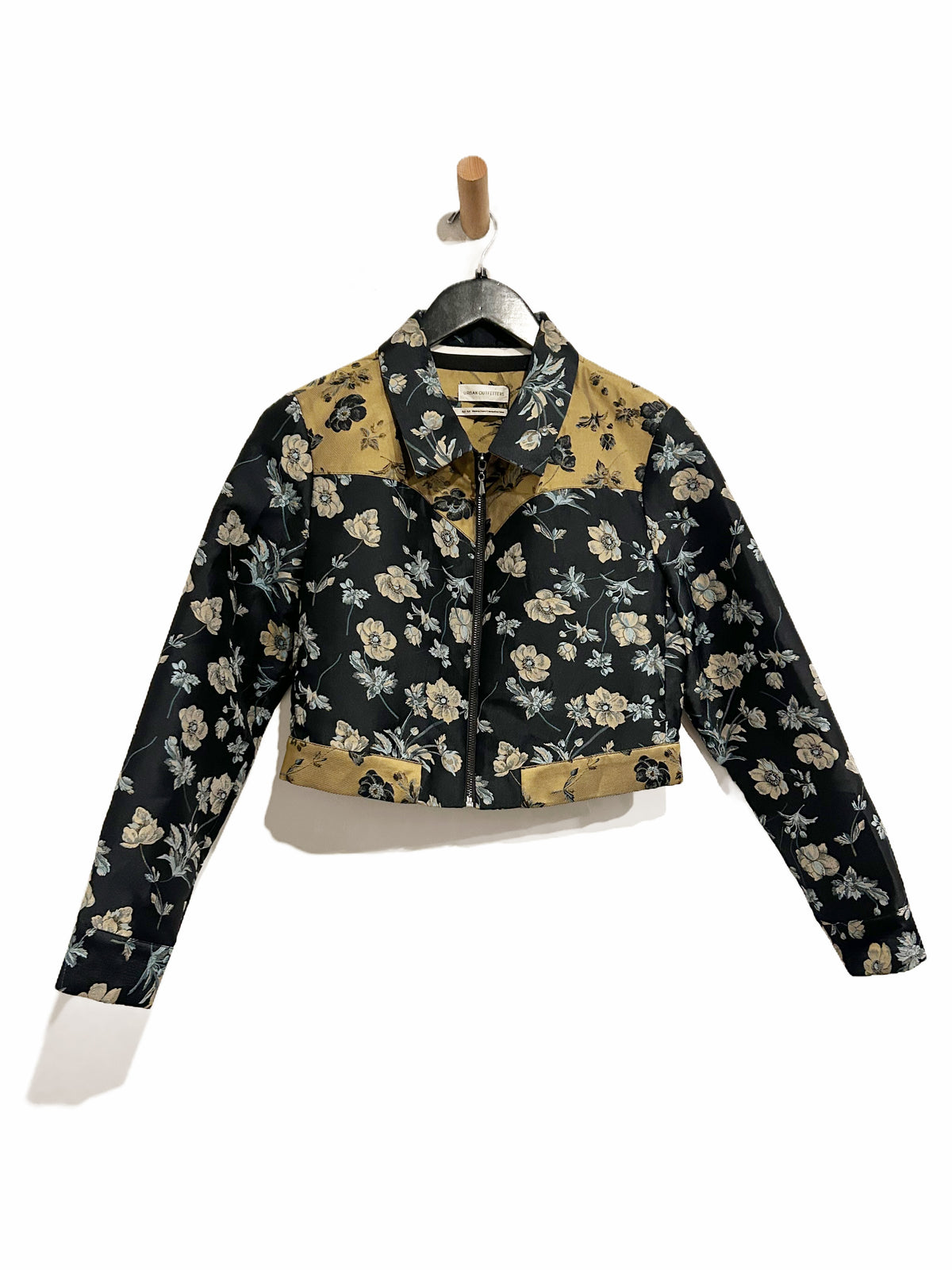 Urban Outfitters Western Colorblock Floral Gas Jacket - Medium