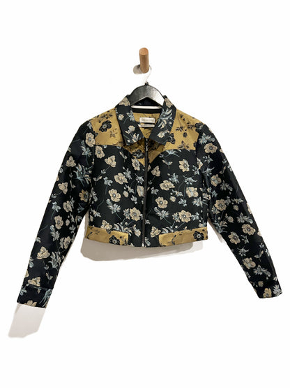 Urban Outfitters Western Colorblock Floral Gas Jacket - Medium