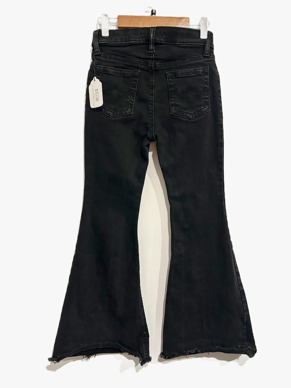Shyanne Girls Black Flared Jeans - 12