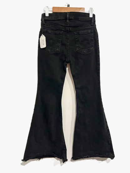 Shyanne Girls Black Flared Jeans - 12