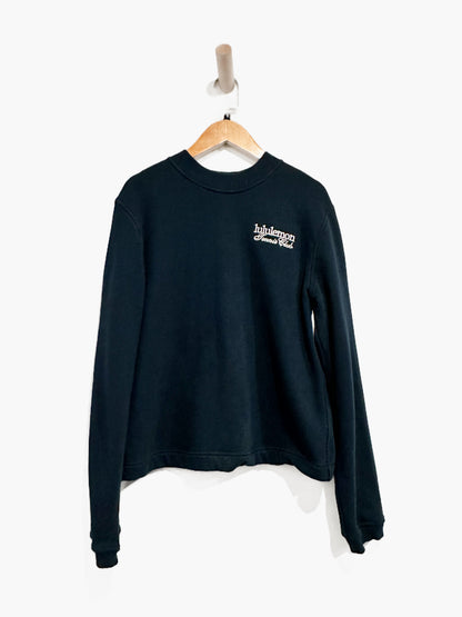 Lululemon Cotton French Terry Crewneck Pullover Tennis Club in True Navy