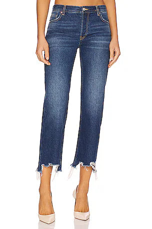 Free People Maggie Mid Rise Straight Jeans - 26