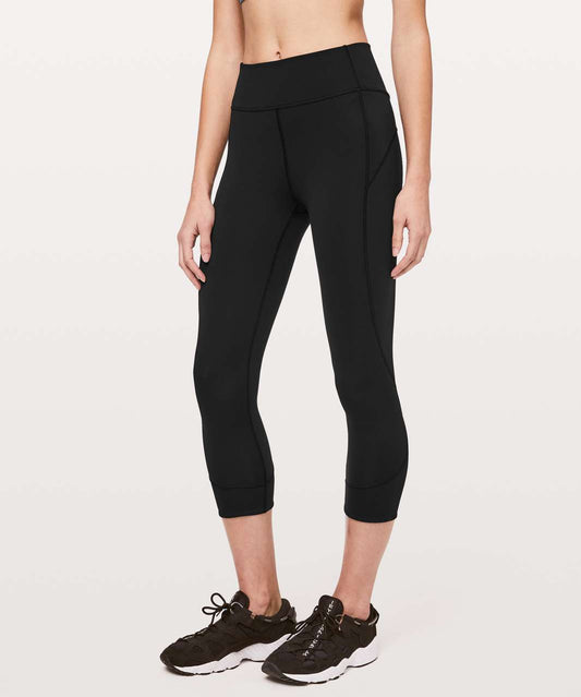 Lululemon in Movement Black Cropped Leggings - 6
