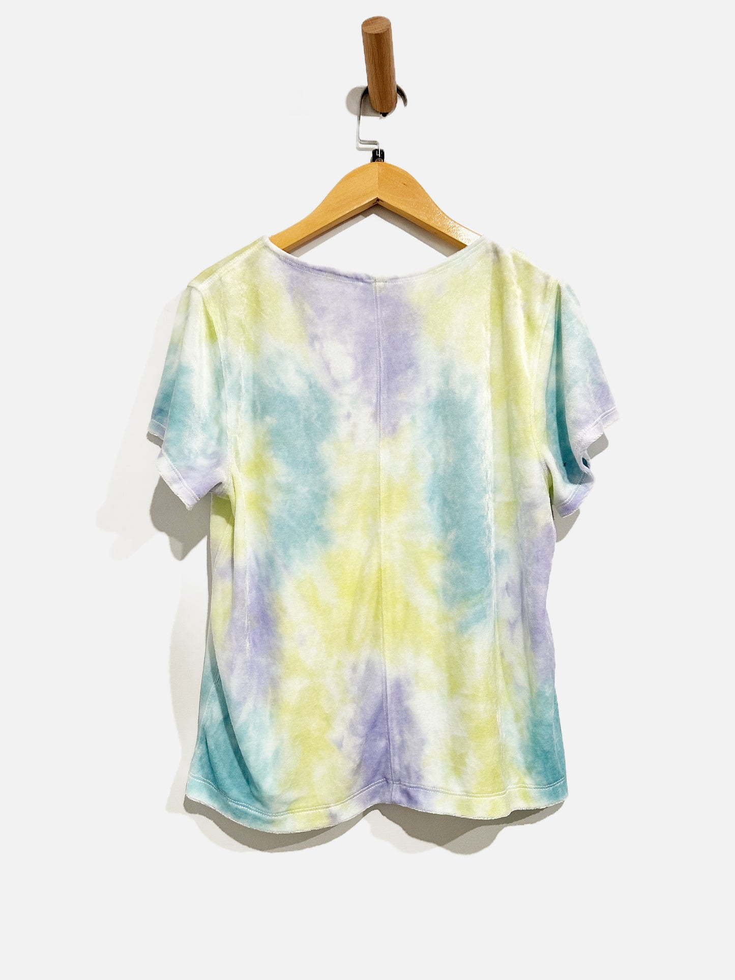 Free People Velvet Tie Dye Top - Large