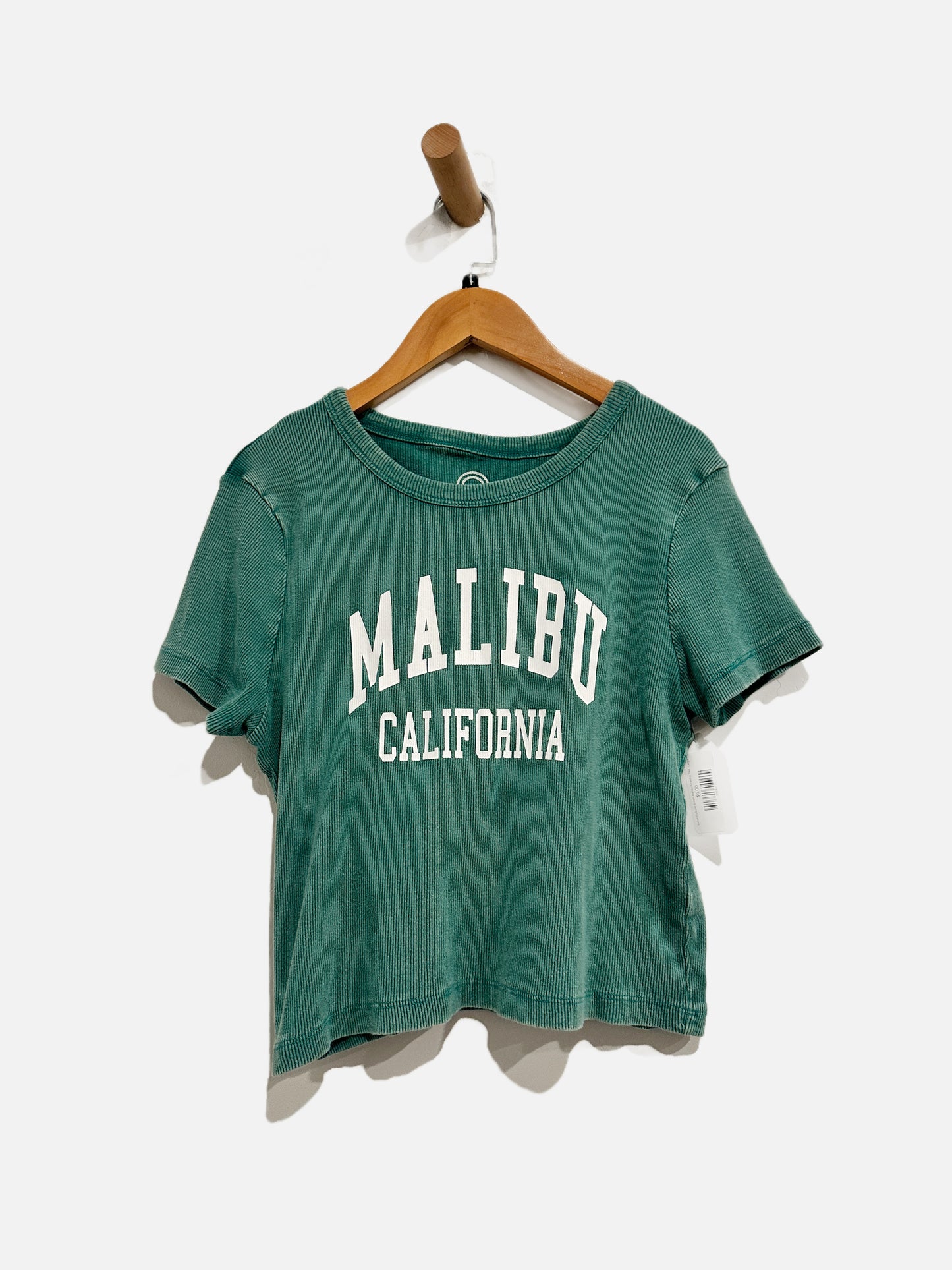 Social Culture Green Malibu Graphic Tee - Large
