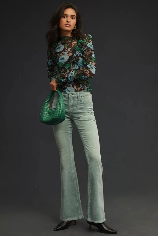 Arthropologie Pilcro The Icon Corduroy Flare Jeans - 32
