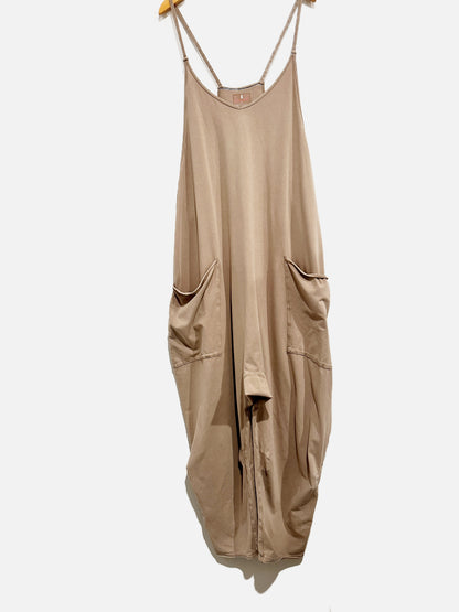 Free People Movement Hot Shot Onesie in Brown - XL