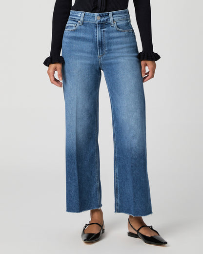 Paige Anessa Wide Leg Cropped Jean - 31