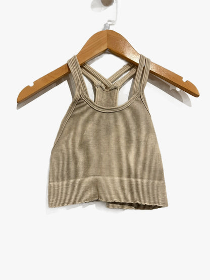 Free People Grey Wash Seamless Cami - XS/S