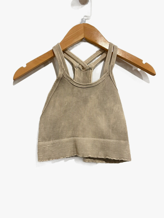 Free People Grey Wash Seamless Cami - XS/S