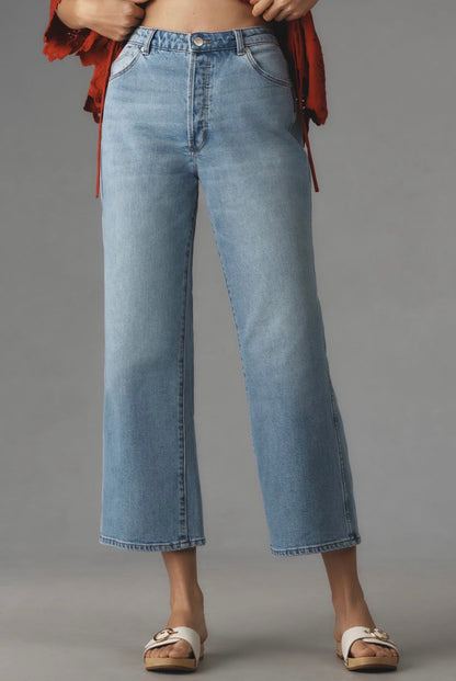 Rolla’s Classic High-Rise Crop Flare Jeans - 27