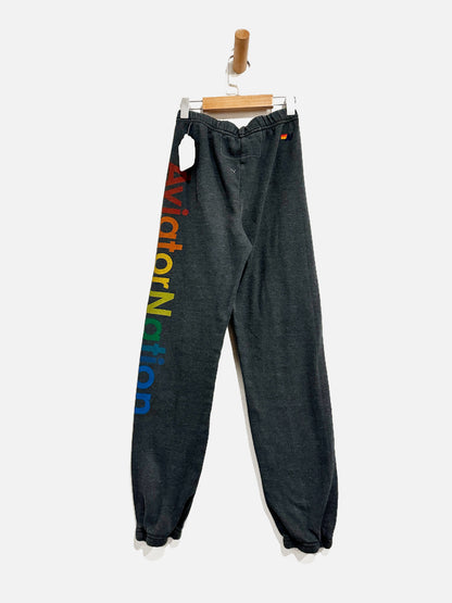 Aviator Nation Kids Grey Sweatpants - 12