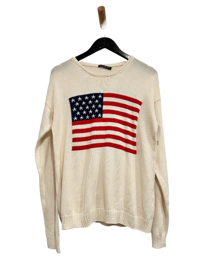 Brandy Melville Nico American Flag Knit Sweater